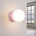 Lampa ścienna YOLI 1 różowa z włącznikiem kinkiet SL.2267 SOLLUX LIGHTING