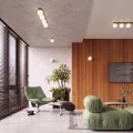 Lampa ścienna YOLI 1 szałwiowa z włącznikiem kinkiet SL.2268 SOLLUX LIGHTING