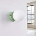 Lampa ścienna YOLI 1 szałwiowa z włącznikiem kinkiet SL.2268 SOLLUX LIGHTING