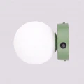 Lampa ścienna YOLI 1 szałwiowa z włącznikiem kinkiet SL.2268 SOLLUX LIGHTING