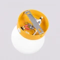 Lampa ścienna YOLI 1 żółta z włącznikiem kinkiet SL.2269 SOLLUX LIGHTING