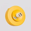 Lampa ścienna YOLI 1 żółta z włącznikiem kinkiet SL.2269 SOLLUX LIGHTING