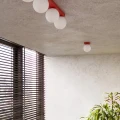 Lampa ścienna YOLI 1 czerwona z włącznikiem kinkiet SL.2270 SOLLUX LIGHTING