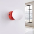 Lampa ścienna YOLI 1 czerwona z włącznikiem kinkiet SL.2270 SOLLUX LIGHTING