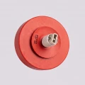 Lampa ścienna YOLI 1 czerwona z włącznikiem kinkiet SL.2270 SOLLUX LIGHTING
