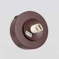 Lampa ścienna YOLI 1 brązowa z włącznikiem kinkiet SL.2271 SOLLUX LIGHTING