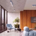 Lampa ścienna YOLI 1 błękitna z włącznikiem kinkiet SL.2272 SOLLUX LIGHTING