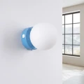 Lampa ścienna YOLI 1 błękitna z włącznikiem kinkiet SL.2272 SOLLUX LIGHTING