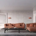 Lampa ścienna TILA 30 ochra czerwona kinkiet SL.2275 SOLLUX LIGHTING