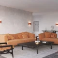 Lampa ścienna TILA 30 ochra czerwona kinkiet SL.2275 SOLLUX LIGHTING