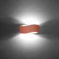 Lampa ścienna TILA 30 ochra czerwona kinkiet SL.2275 SOLLUX LIGHTING