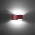 Lampa ścienna TILA 30 burgund kinkiet SL.2276 SOLLUX LIGHTING