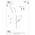 Lampa ścienna TILA 30 ultramaryna kinkiet SL.2277 SOLLUX LIGHTING
