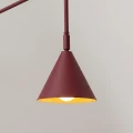 Lampa ścienna NOX burgund kinkiet SL.2289 SOLLUX LIGHTING