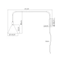 Lampa ścienna NOX ultramaryna kinkiet SL.2290 SOLLUX LIGHTING