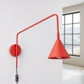 Lampa ścienna NOX czerwona kinkiet SL.2294 SOLLUX LIGHTING