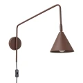 Lampa ścienna NOX brązowa kinkiet SL.2295 SOLLUX LIGHTING