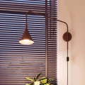 Lampa ścienna NOX brązowa kinkiet SL.2295 SOLLUX LIGHTING