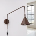 Lampa ścienna NOX brązowa kinkiet SL.2295 SOLLUX LIGHTING
