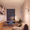 Lampa ścienna NOX błękitna kinkiet SL.2296 SOLLUX LIGHTING