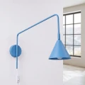 Lampa ścienna NOX błękitna kinkiet SL.2296 SOLLUX LIGHTING