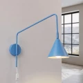 Lampa ścienna NOX błękitna kinkiet SL.2296 SOLLUX LIGHTING
