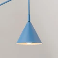 Lampa ścienna NOX błękitna kinkiet SL.2296 SOLLUX LIGHTING