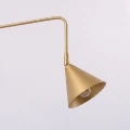 Lampa ścienna NOX 1 złota z włącznikiem kinkiet SL.2493 SOLLUX LIGHTING