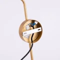 Lampa ścienna NOX 1 złota z włącznikiem kinkiet SL.2493 SOLLUX LIGHTING