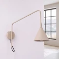 Lampa ścienna NOX 1 taupe z włącznikiem kinkiet SL.2497 SOLLUX LIGHTING