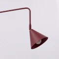 Lampa ścienna NOX 1 burgund z włącznikiem kinkiet SL.2498 SOLLUX LIGHTING