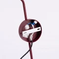 Lampa ścienna NOX 1 burgund z włącznikiem kinkiet SL.2498 SOLLUX LIGHTING