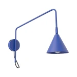 Lampa ścienna NOX 1 ultramaryna z włącznikiem kinkiet SL.2499 SOLLUX LIGHTING