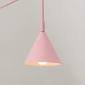 Lampa ścienna NOX 1 różowa z włącznikiem kinkiet SL.2500 SOLLUX LIGHTING