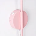 Lampa ścienna NOX 1 różowa z włącznikiem kinkiet SL.2500 SOLLUX LIGHTING