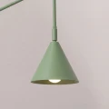 Lampa ścienna NOX 1 szałwiowa z włącznikiem kinkiet SL.2501 SOLLUX LIGHTING