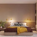 Lampa ścienna NOX 1 żółta z włącznikiem kinkiet SL.2502 SOLLUX LIGHTING