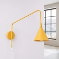 Lampa ścienna NOX 1 żółta z włącznikiem kinkiet SL.2502 SOLLUX LIGHTING