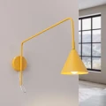 Lampa ścienna NOX 1 żółta z włącznikiem kinkiet SL.2502 SOLLUX LIGHTING