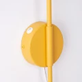 Lampa ścienna NOX 1 żółta z włącznikiem kinkiet SL.2502 SOLLUX LIGHTING