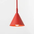 Lampa ścienna NOX 1 czerwona z włącznikiem kinkiet SL.2503 SOLLUX LIGHTING