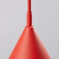 Lampa ścienna NOX 1 czerwona z włącznikiem kinkiet SL.2503 SOLLUX LIGHTING