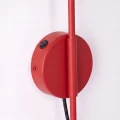 Lampa ścienna NOX 1 czerwona z włącznikiem kinkiet SL.2503 SOLLUX LIGHTING