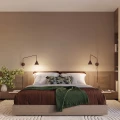 Lampa ścienna NOX 1 brązowa z włącznikiem kinkiet SL.2504 SOLLUX LIGHTING
