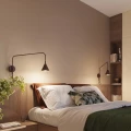 Lampa ścienna NOX 1 brązowa z włącznikiem kinkiet SL.2504 SOLLUX LIGHTING