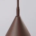 Lampa ścienna NOX 1 brązowa z włącznikiem kinkiet SL.2504 SOLLUX LIGHTING