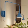 Lampa ścienna NOX 1 błękitna z włącznikiem kinkiet SL.2505 SOLLUX LIGHTING