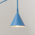 Lampa ścienna NOX 1 błękitna z włącznikiem kinkiet SL.2505 SOLLUX LIGHTING