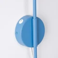 Lampa ścienna NOX 1 błękitna z włącznikiem kinkiet SL.2505 SOLLUX LIGHTING