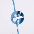Lampa ścienna NOX 1 błękitna z włącznikiem kinkiet SL.2505 SOLLUX LIGHTING